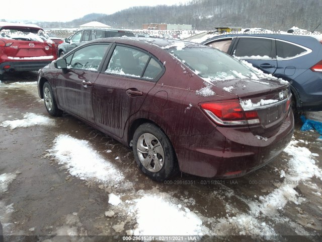 Photo 2 VIN: 19XFB2F59EE254596 - HONDA CIVIC SEDAN 