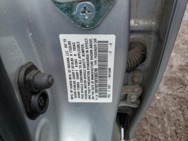 Photo 12 VIN: 19XFB2F59FE065769 - HONDA CIVIC 