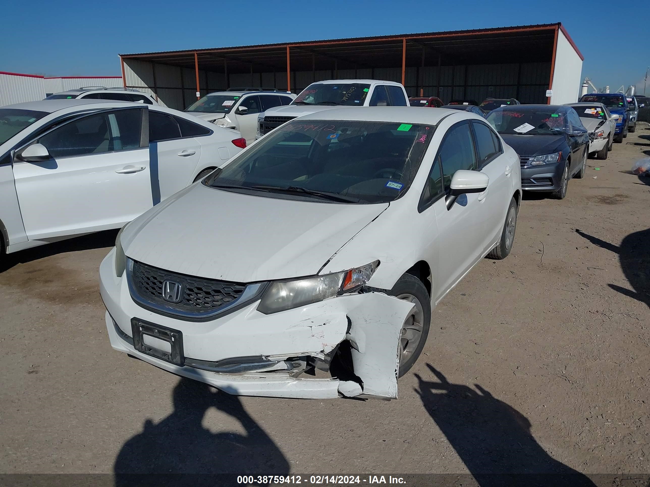 Photo 1 VIN: 19XFB2F59FE120625 - HONDA CIVIC 