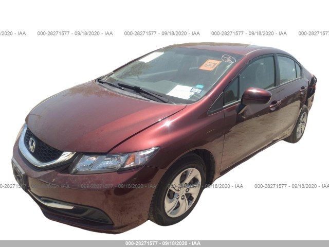 Photo 1 VIN: 19XFB2F59FE120740 - HONDA CIVIC SEDAN 