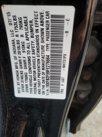 Photo 11 VIN: 19XFB2F59FE276664 - HONDA CIVIC 