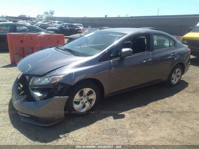 Photo 1 VIN: 19XFB2F59FE282416 - HONDA CIVIC SEDAN 