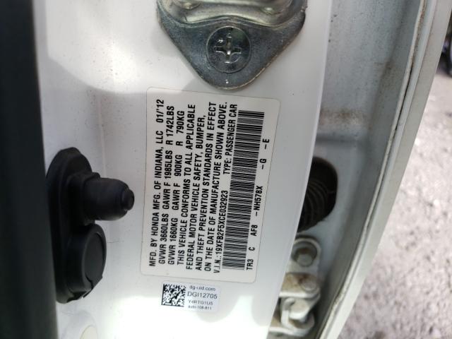 Photo 9 VIN: 19XFB2F5XCE032923 - HONDA CIVIC LX 