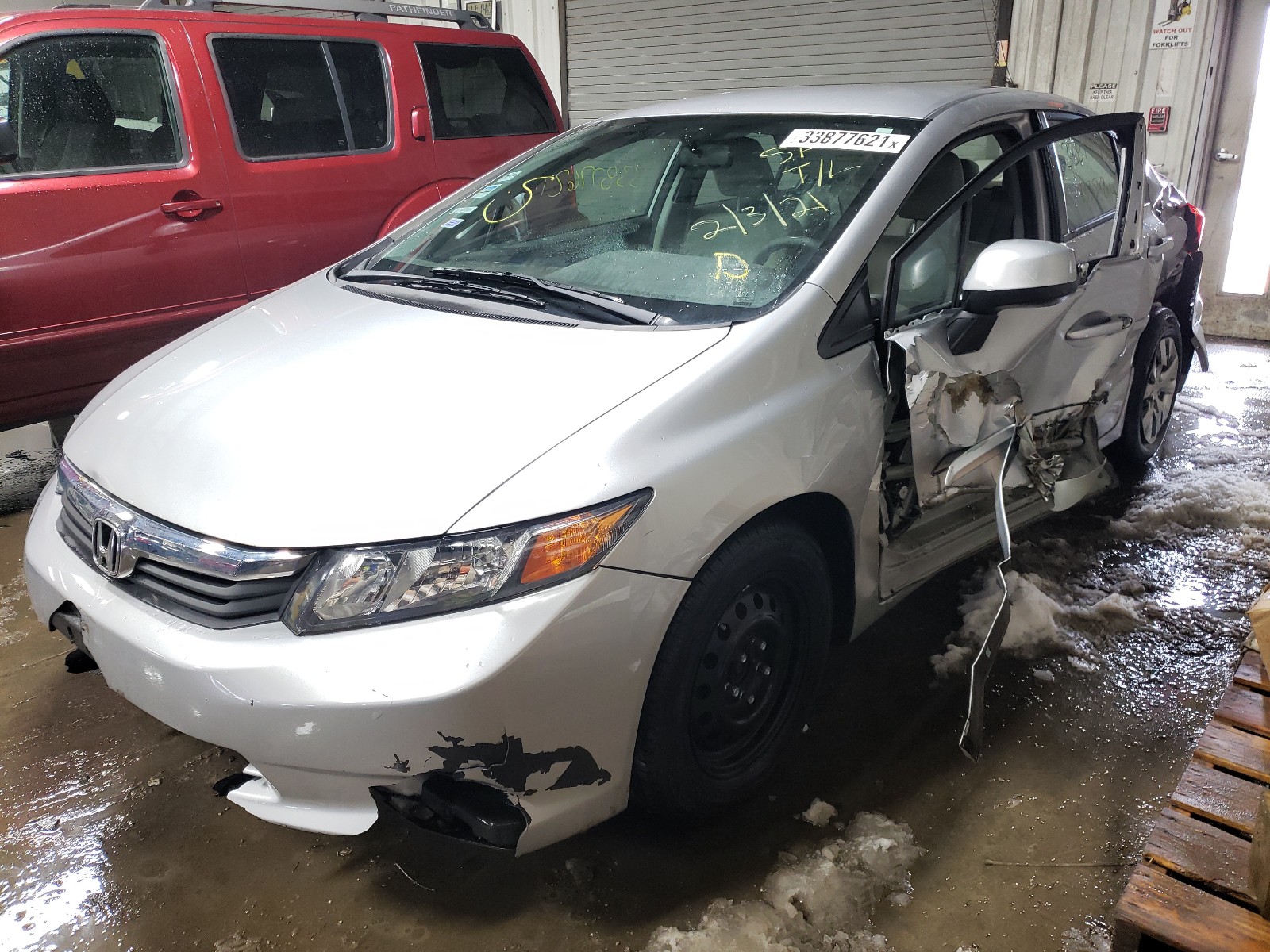 Photo 1 VIN: 19XFB2F5XCE051651 - HONDA CIVIC LX 