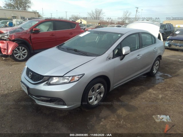 Photo 1 VIN: 19XFB2F5XDE013693 - HONDA CIVIC SDN 