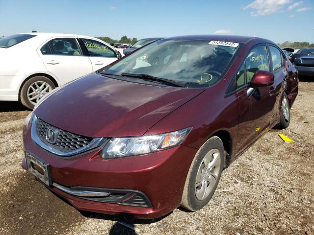 Photo 1 VIN: 19XFB2F5XDE053840 - HONDA CIVIC LX 