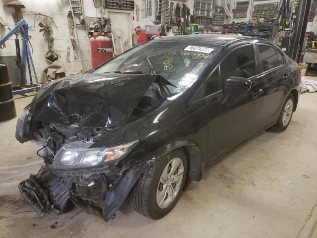 Photo 1 VIN: 19XFB2F5XEE042158 - HONDA CIVIC LX 