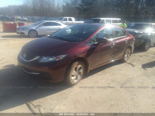 Photo 1 VIN: 19XFB2F5XEE053354 - HONDA CIVIC SEDAN 