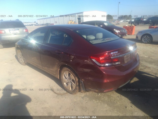 Photo 2 VIN: 19XFB2F5XEE053354 - HONDA CIVIC SEDAN 