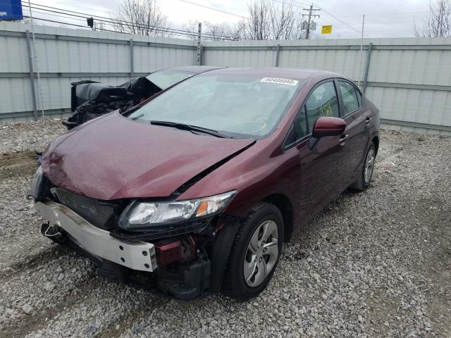 Photo 1 VIN: 19XFB2F5XEE080070 - HONDA CIVIC LX 