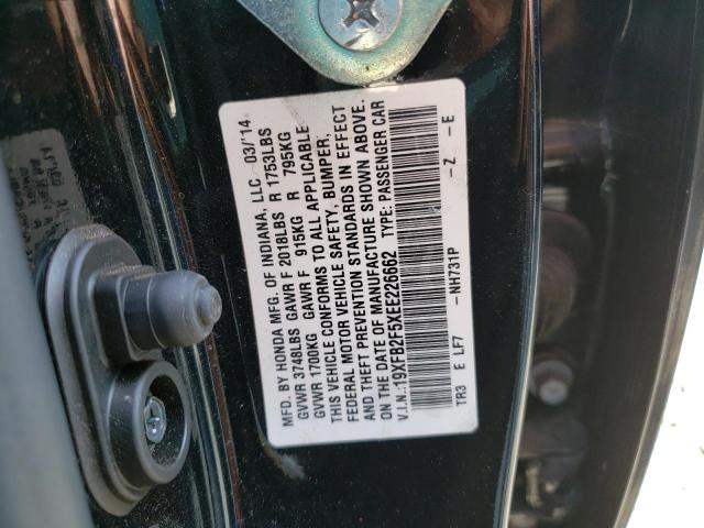 Photo 12 VIN: 19XFB2F5XEE226662 - HONDA CIVIC LX 