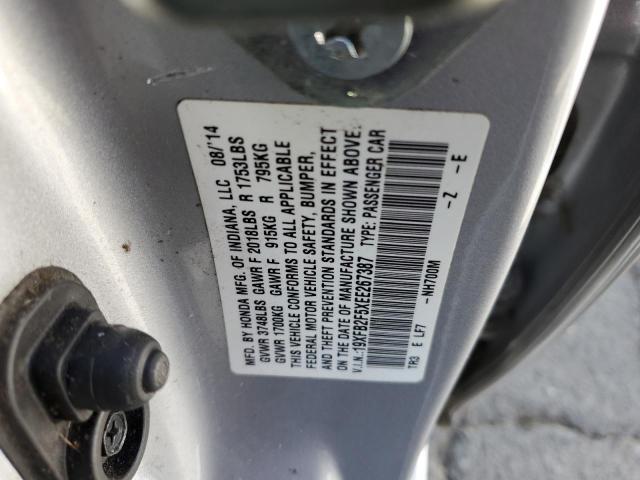 Photo 9 VIN: 19XFB2F5XEE267387 - HONDA CIVIC LX 