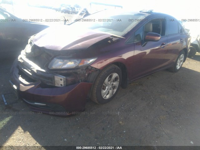 Photo 1 VIN: 19XFB2F5XEE274100 - HONDA CIVIC SEDAN 