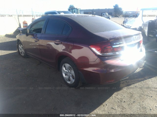 Photo 2 VIN: 19XFB2F5XEE274100 - HONDA CIVIC SEDAN 