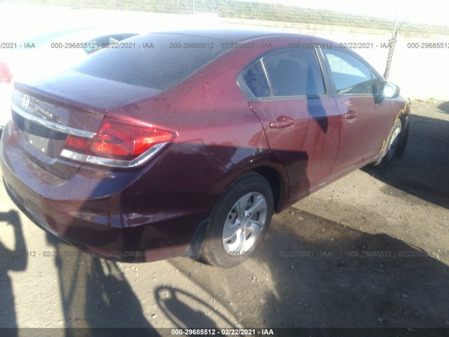 Photo 3 VIN: 19XFB2F5XEE274100 - HONDA CIVIC SEDAN 