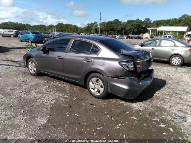 Photo 2 VIN: 19XFB2F5XFE044851 - HONDA CIVIC SEDAN 