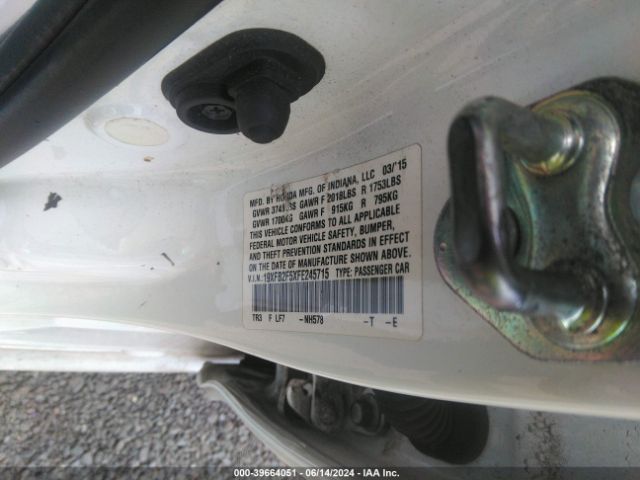 Photo 8 VIN: 19XFB2F5XFE245715 - HONDA CIVIC 