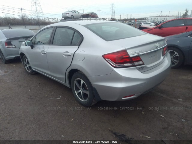 Photo 2 VIN: 19XFB2F70FE224308 - HONDA CIVIC SEDAN 