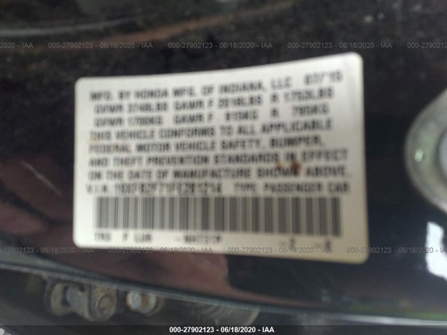 Photo 8 VIN: 19XFB2F71FE281214 - HONDA CIVIC SEDAN 