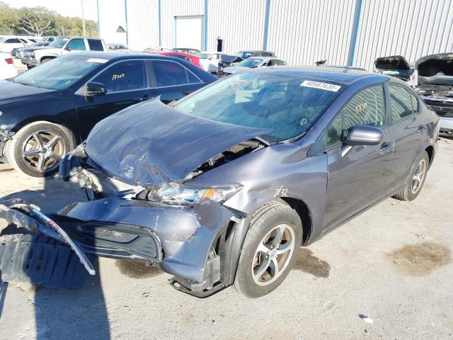 Photo 1 VIN: 19XFB2F72FE029746 - HONDA CIVIC SE 