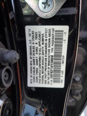 Photo 11 VIN: 19XFB2F74FE208838 - HONDA CIVIC SE 