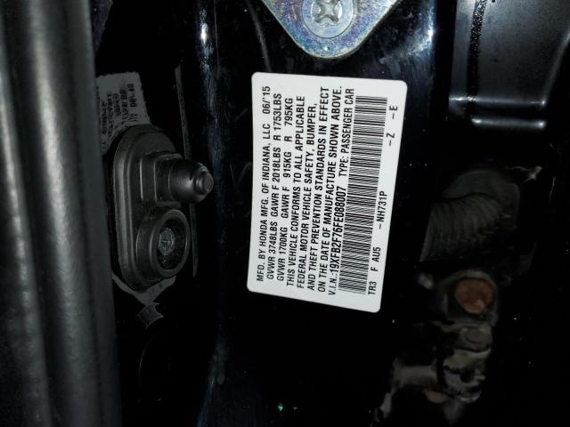 Photo 11 VIN: 19XFB2F76FE088007 - HONDA CIVIC 