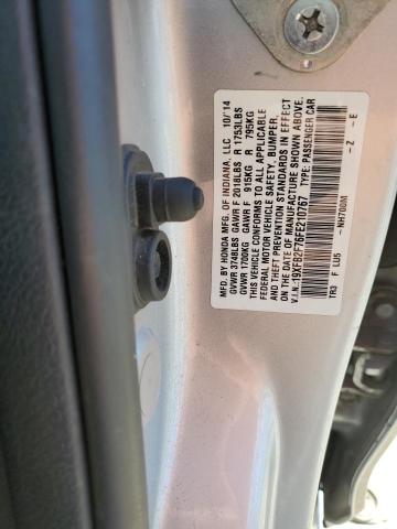 Photo 11 VIN: 19XFB2F76FE210767 - HONDA CIVIC SE 