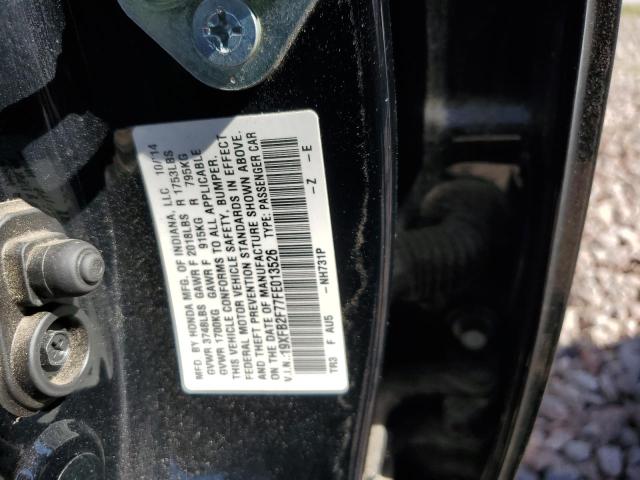 Photo 11 VIN: 19XFB2F77FE013526 - HONDA CIVIC 