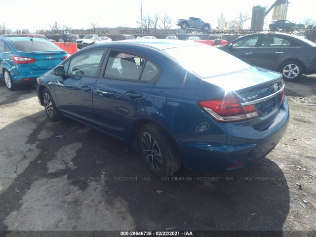 Photo 2 VIN: 19XFB2F80DE078174 - HONDA CIVIC SDN 