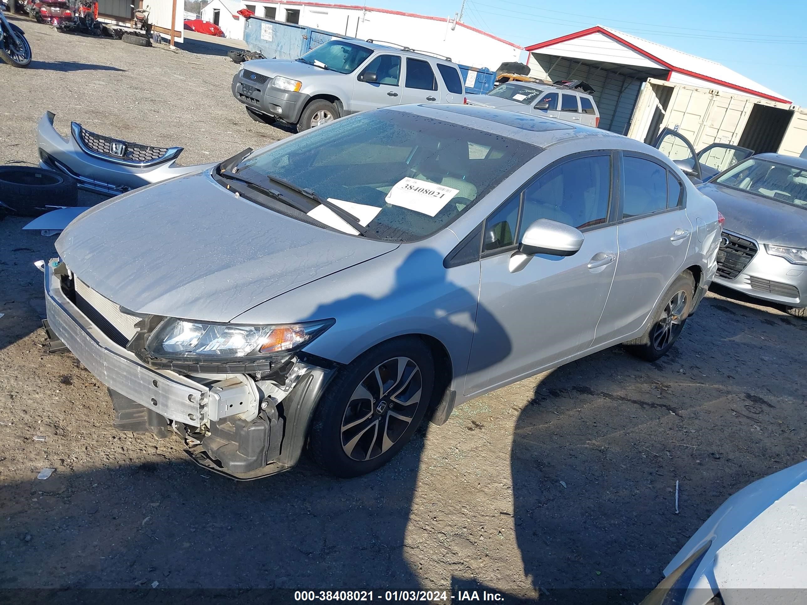 Photo 1 VIN: 19XFB2F80EE010460 - HONDA CIVIC 