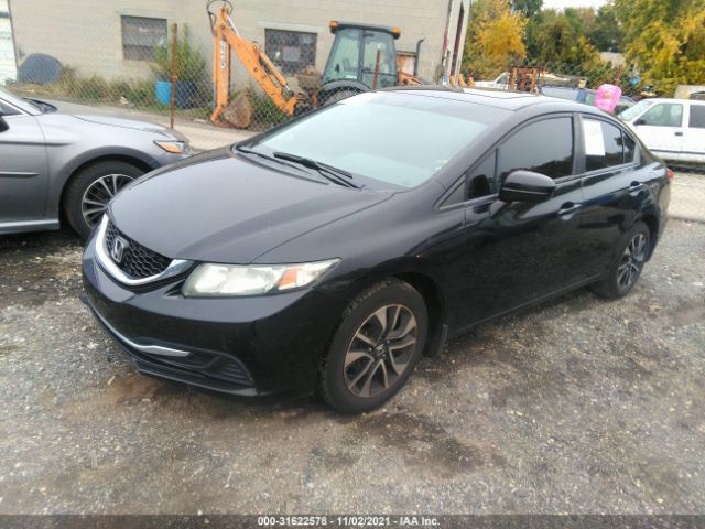 Photo 1 VIN: 19XFB2F80EE257543 - HONDA CIVIC SEDAN 