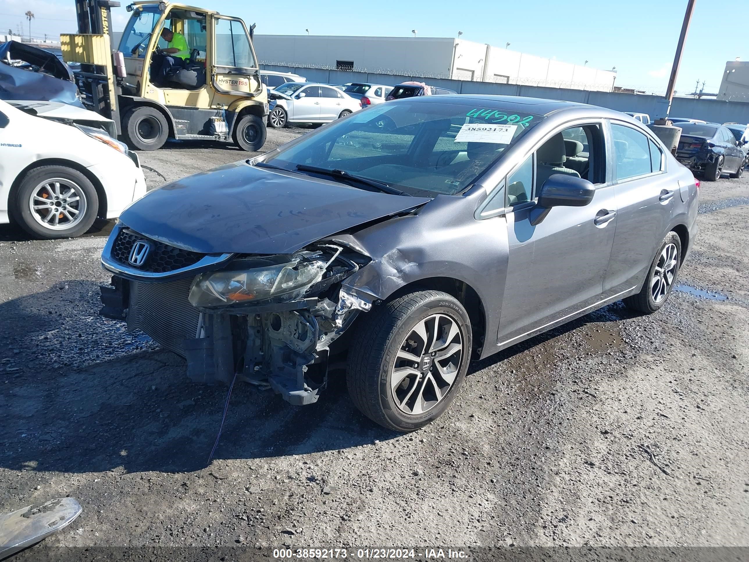 Photo 1 VIN: 19XFB2F80FE202155 - HONDA CIVIC 