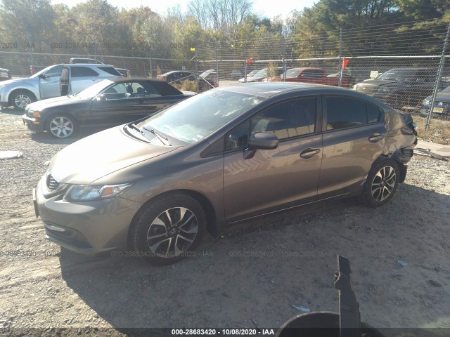 Photo 1 VIN: 19XFB2F80FE242039 - HONDA CIVIC SEDAN 