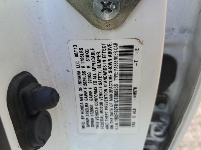 Photo 11 VIN: 19XFB2F81DE066938 - HONDA CIVIC EX 