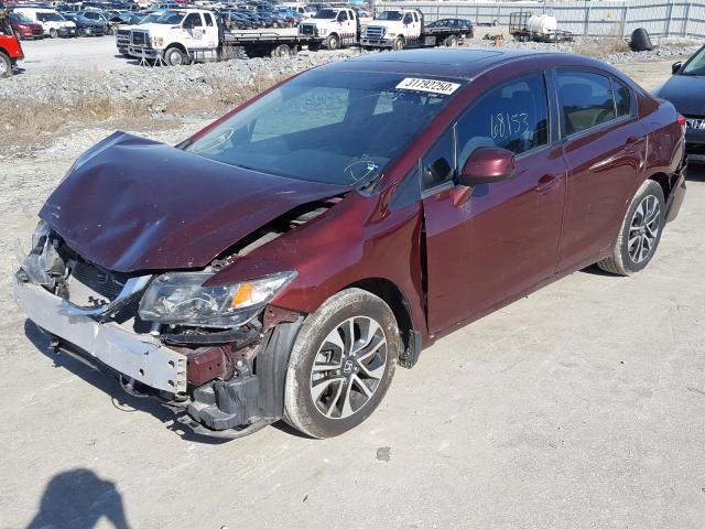 Photo 1 VIN: 19XFB2F81FE056591 - HONDA CIVIC EX 