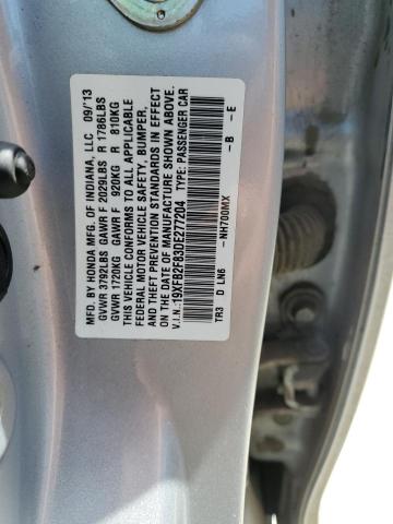 Photo 11 VIN: 19XFB2F83DE277204 - HONDA CIVIC 