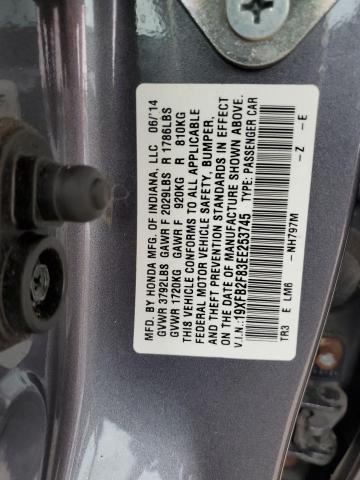 Photo 11 VIN: 19XFB2F83EE253745 - HONDA CIVIC EX 