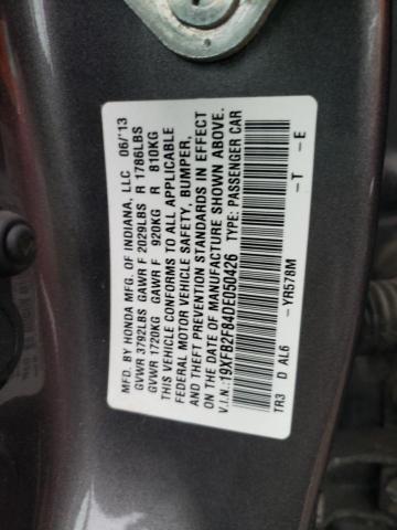 Photo 11 VIN: 19XFB2F84DE050426 - HONDA CIVIC EX 