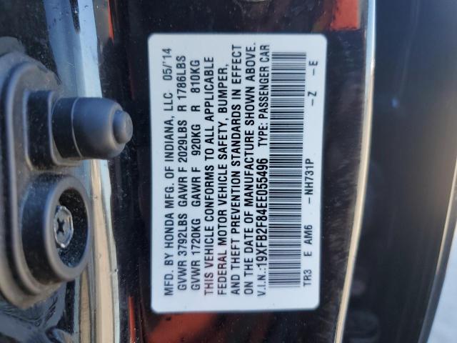 Photo 11 VIN: 19XFB2F84EE055496 - HONDA CIVIC 