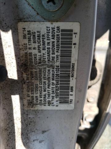 Photo 12 VIN: 19XFB2F84EE061024 - HONDA CIVIC 