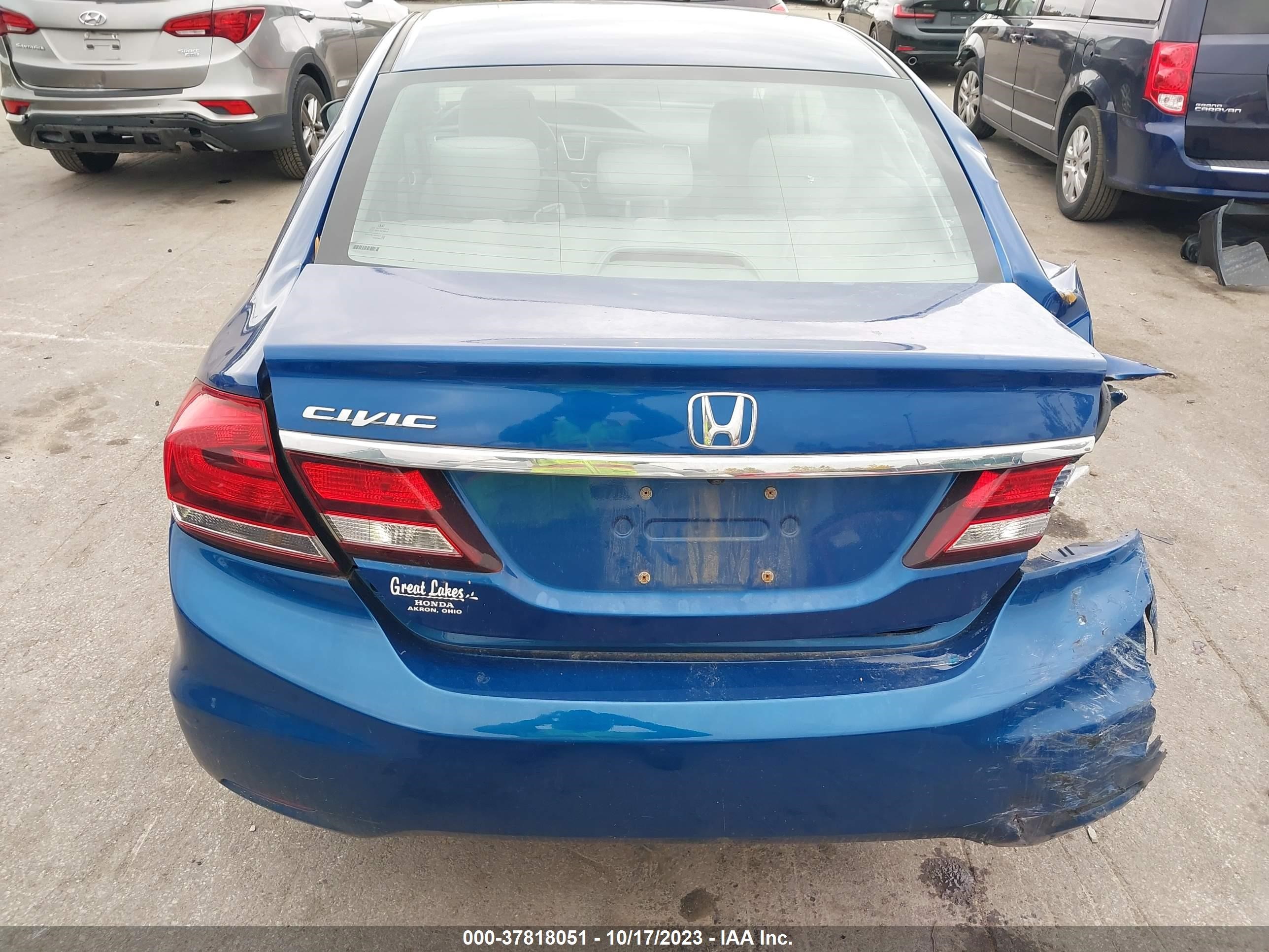 Photo 15 VIN: 19XFB2F84FE008633 - HONDA CIVIC 