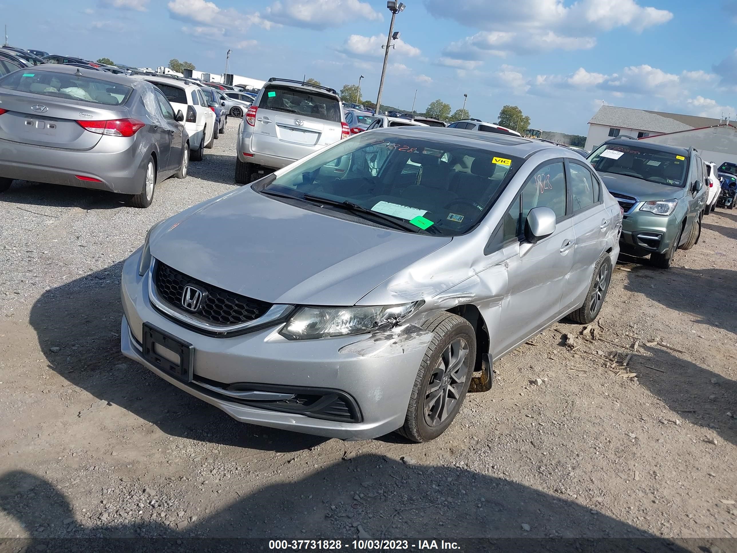 Photo 1 VIN: 19XFB2F85DE254135 - HONDA CIVIC 