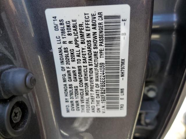 Photo 11 VIN: 19XFB2F85EE244559 - HONDA CIVIC EX 