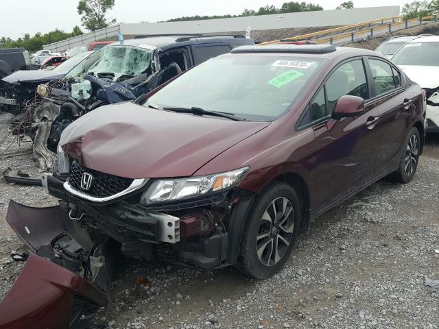 Photo 1 VIN: 19XFB2F86DE052730 - HONDA CIVIC EX 