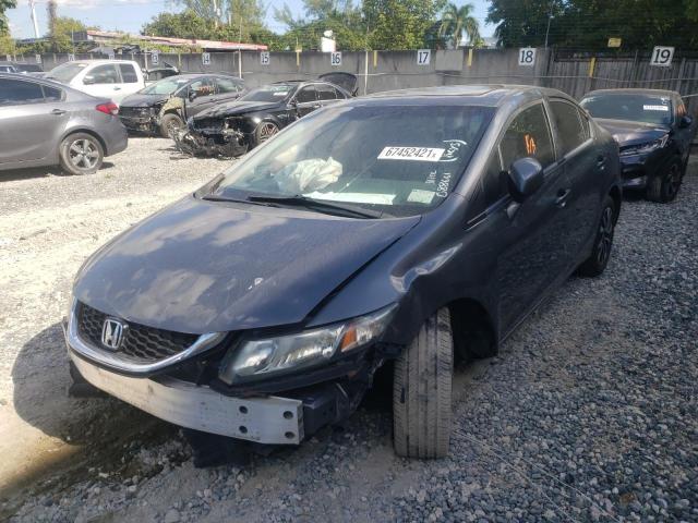 Photo 1 VIN: 19XFB2F86DE088661 - HONDA CIVIC EX 