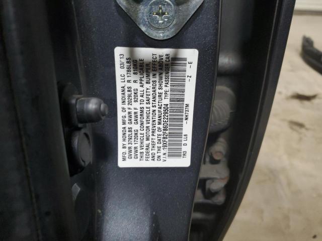 Photo 12 VIN: 19XFB2F86DE229504 - HONDA CIVIC EX 