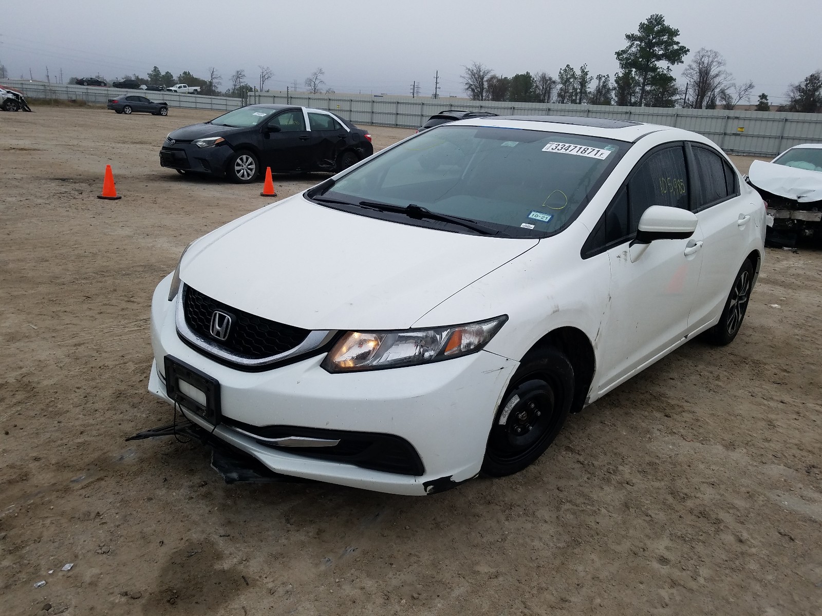 Photo 1 VIN: 19XFB2F86EE073076 - HONDA CIVIC EX 