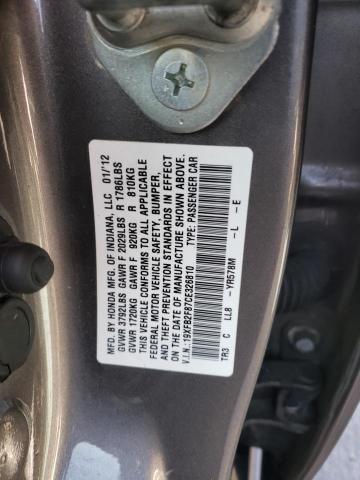 Photo 11 VIN: 19XFB2F87CE326810 - HONDA CIVIC EX 