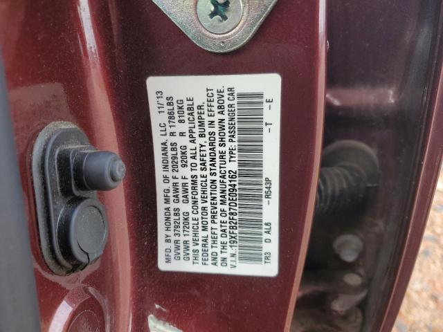 Photo 11 VIN: 19XFB2F87DE094162 - HONDA CIVIC 