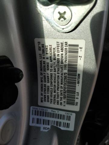 Photo 11 VIN: 19XFB2F87DE226675 - HONDA CIVIC 